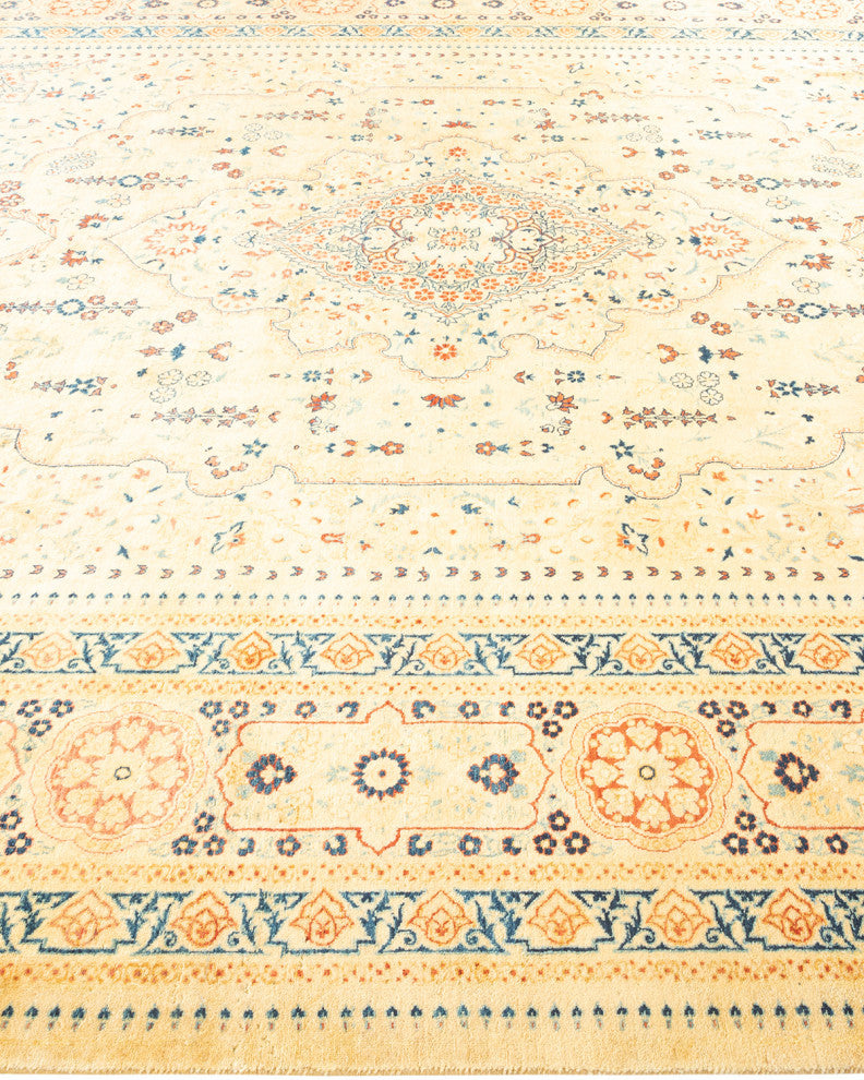 Mogul, One-of-a-Kind Hand-Knotted Area Rug Ivory, 8'0"x10'7"