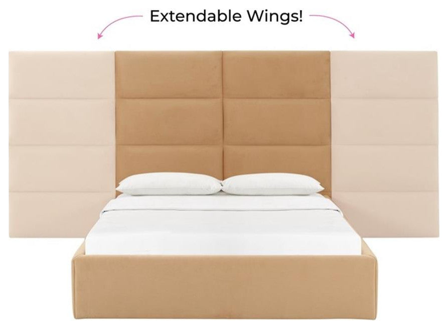 Eliana Honey Velvet King Wings (Set of 2)