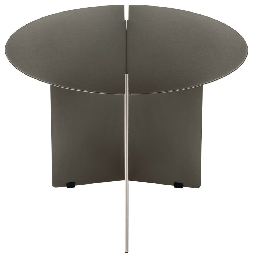 ORU Steel Side Table, Burned Metal, Medium