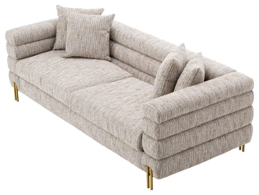 Contemporary Upholstered Sofa | Eichholtz York, Beige