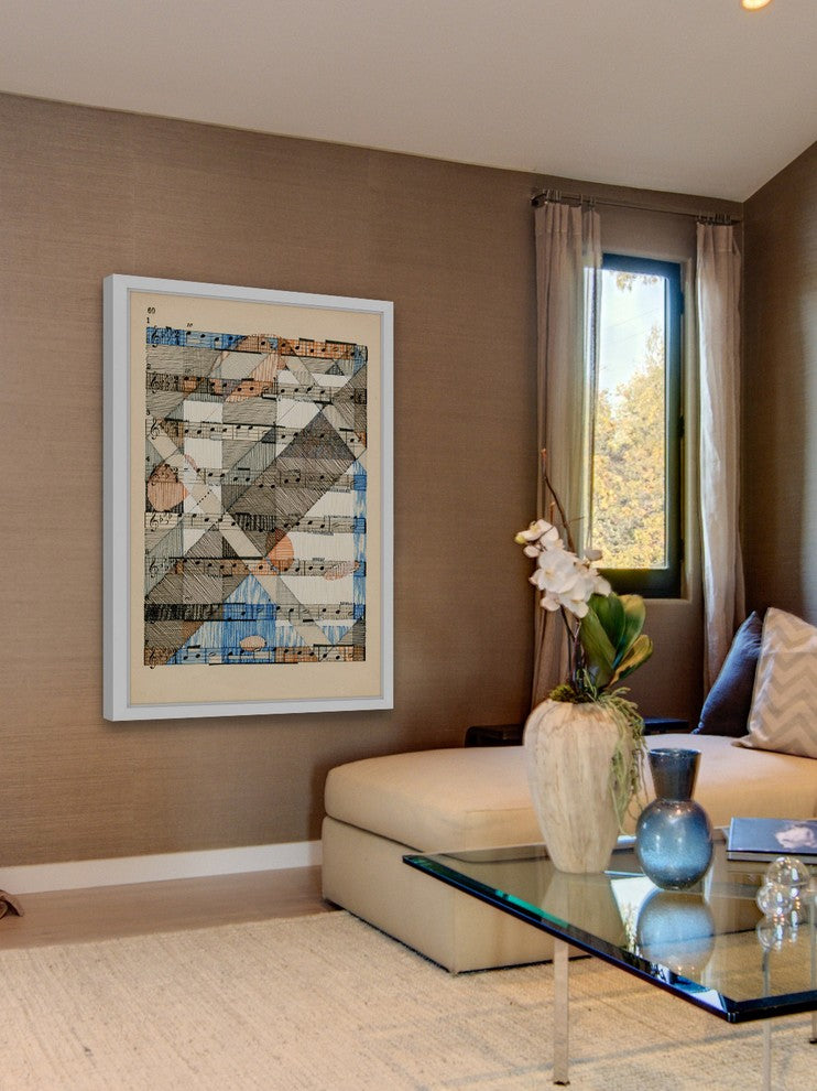 Marmont Hill, "Music in Motion" by Nikki Galapon Framed Painting Print, 16x24