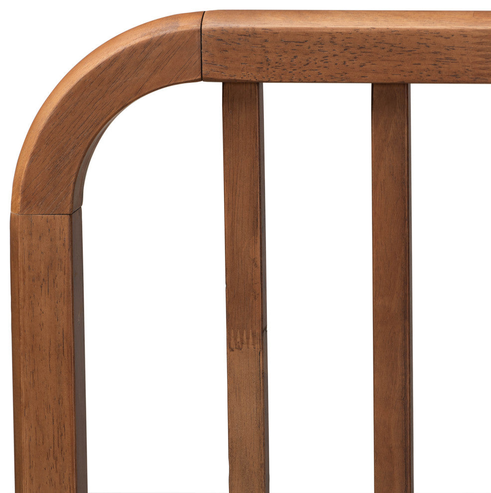 Neilan Modern Brown Finished Wood King Size Platform Bed