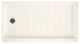 Swan 60x32x4 Solid Surface Shower Base, Left Drain, Baby's Breath