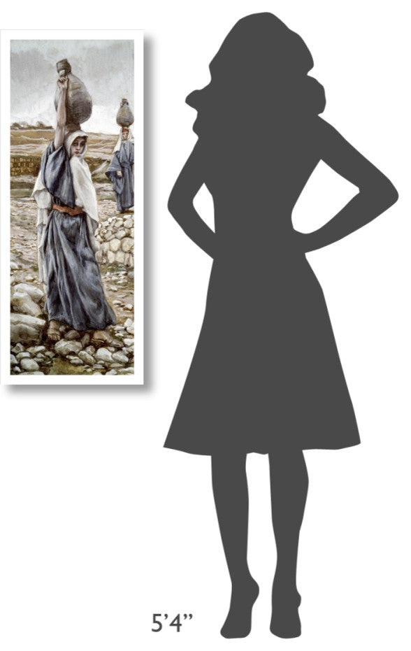 "Holy Virgin As a Girl" Digital Paper Print by James Tissot, 15"x38"