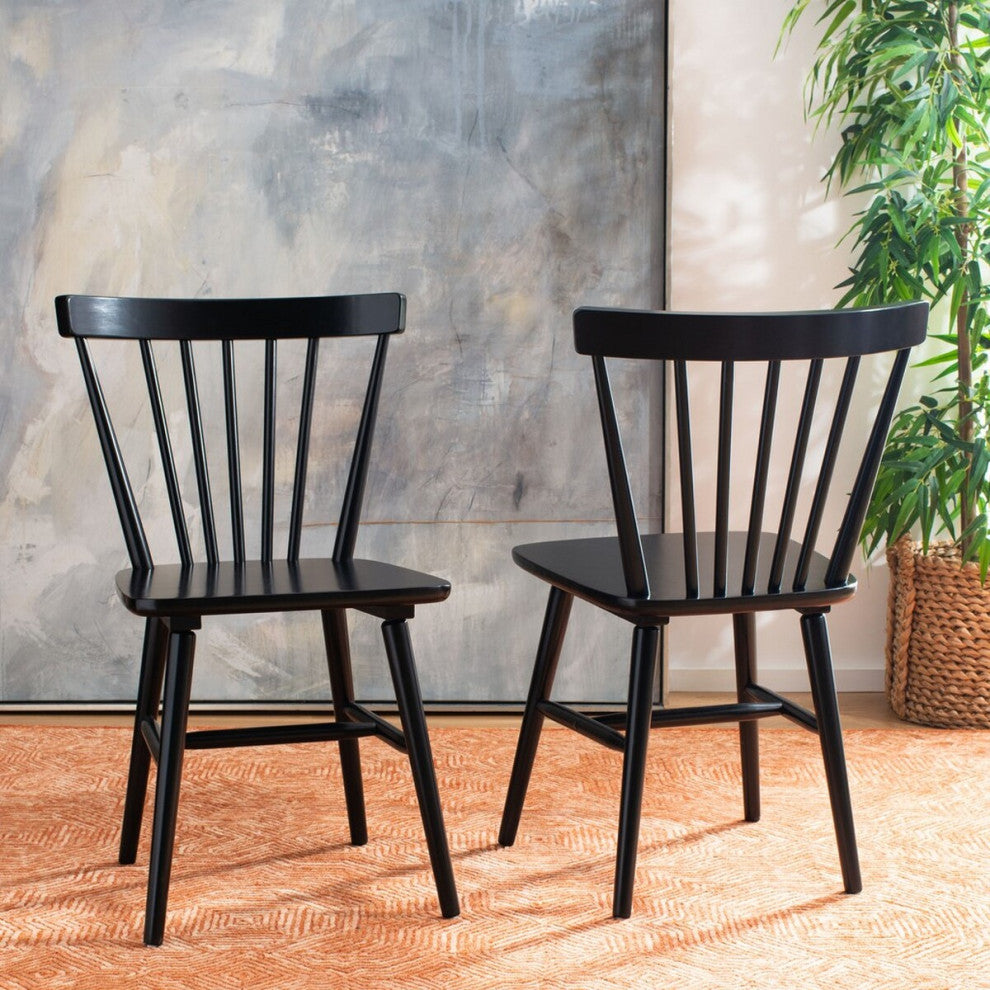 Safavieh Winona Spindle Dining Chair, Black