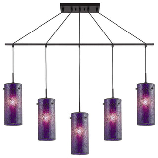 Woodbridge Lighting Tube 5-Light Linear Pendant