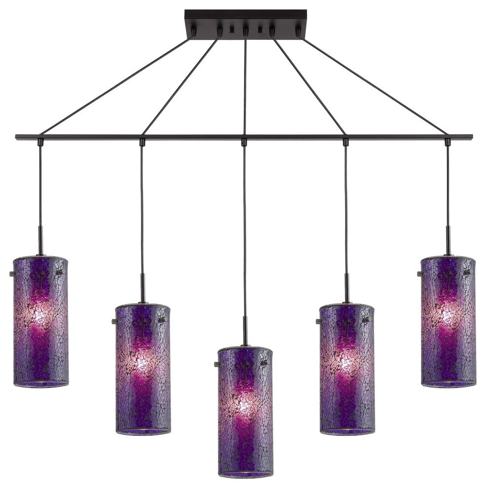 Woodbridge Lighting Tube 5-Light Linear Pendant