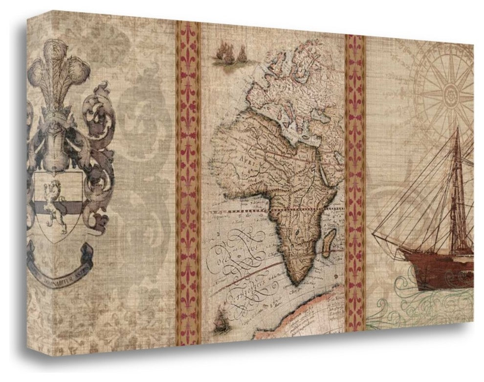 "Voyage To Discovery I" By Amori, Giclee Print on Gallery Wrap Canvas