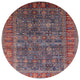 Ahgly Company Indoor Round Mid-Century Modern Area Rugs, 3' Round