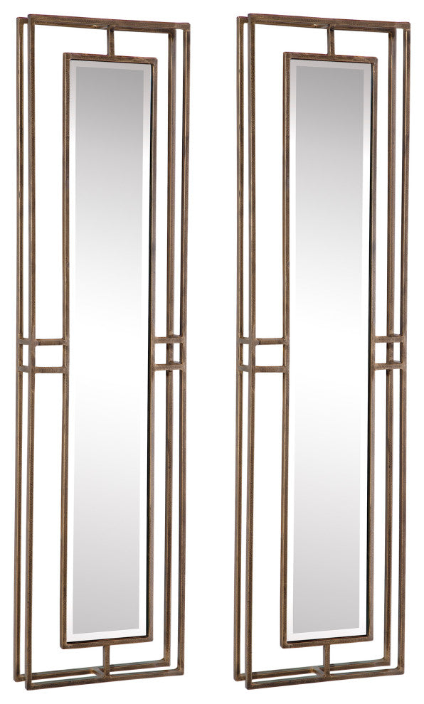 Uttermost Rutledge Gold Mirrors, Set of 2