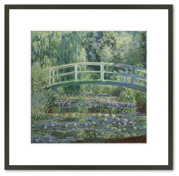 Water Lilies and Japanese Bridge