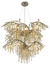 Golden Lighting Autumn Twilight 2 Tier Chandelier in Mystic Gold