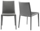 Elite Living Prima, Set of 2, Mid-Century Modern Dining Chair, Gray