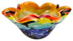 Badash J587 Allura Murano Art Glass Wavy Centerpiece Candy Bowl