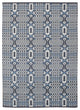 NuStory Porto Hand-Made Contemporary Area Rug, Blue, 5' X 8'
