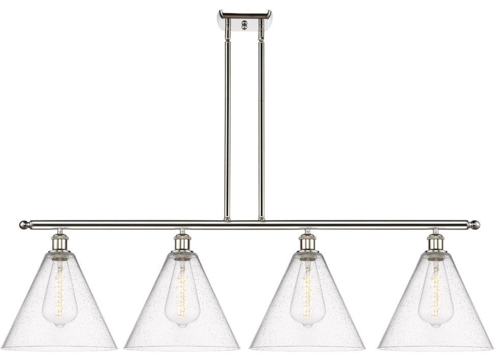 Innovations 516-4I-SN-GBC-124 4 Light Island Light, Brushed Satin Nickel