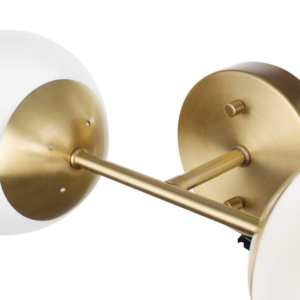 Globe Electric 51726 Celestia 2 Light 20"W Vanity Light - Matte Brass