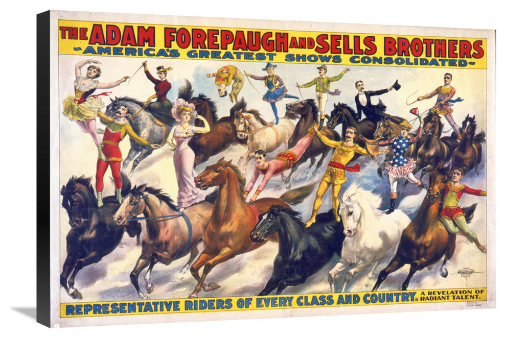 Representative Riders Of Every Class And Country, 30x20