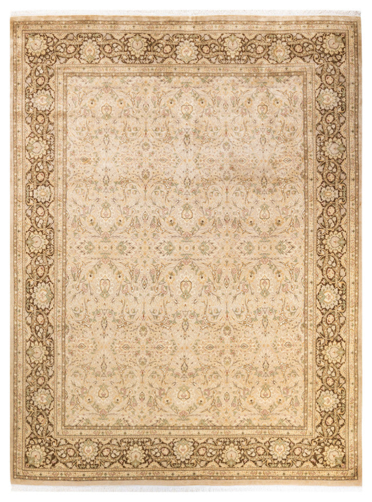 Mangalore, One-of-a-Kind Hand-Knotted Area Rug Ivory, 8'2"x10'5"