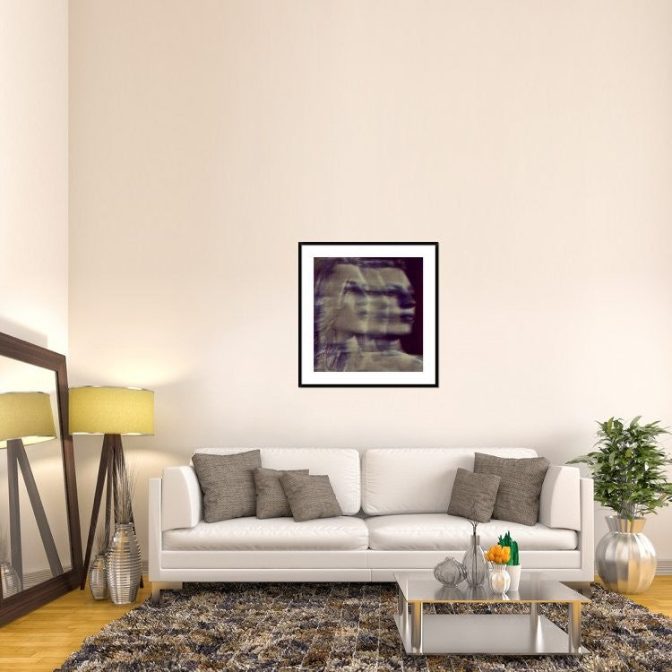 "A Quiet Darkness (shadows)" Framed Digital Print by Dalibor Davidovic, 36x38"