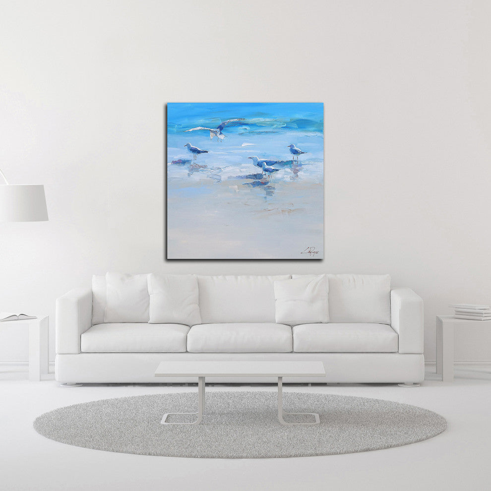 Landing by Craig Trewin Penny, Print on Canvas, 24"x24"