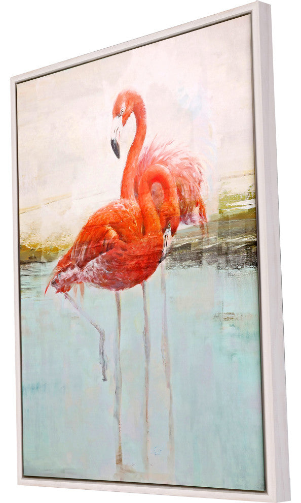 Wading Flamingo I Artwork