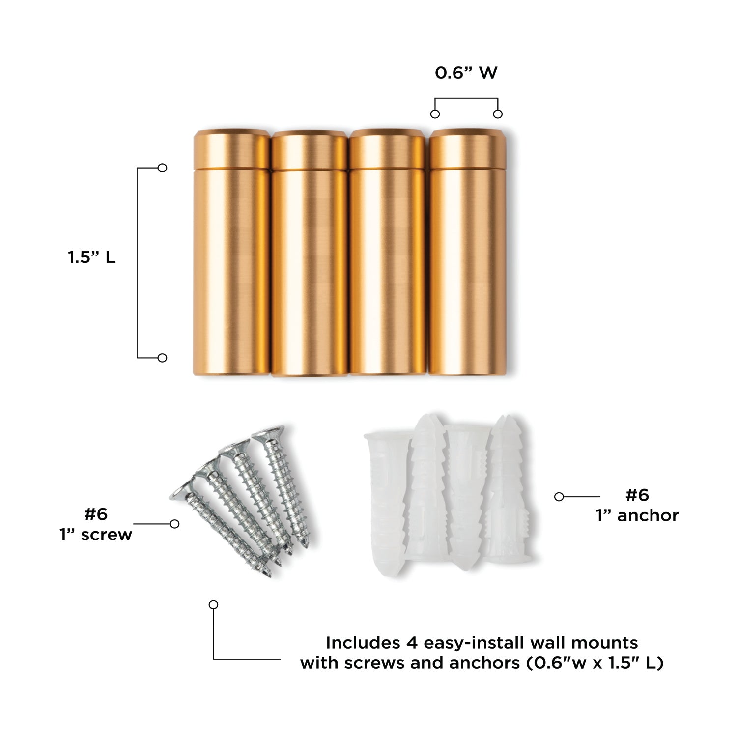 Set of 8 UV Grade Acrylic Floating Gallery Wall