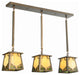 37 Long Kirkpatrick 3 Light Island Pendant
