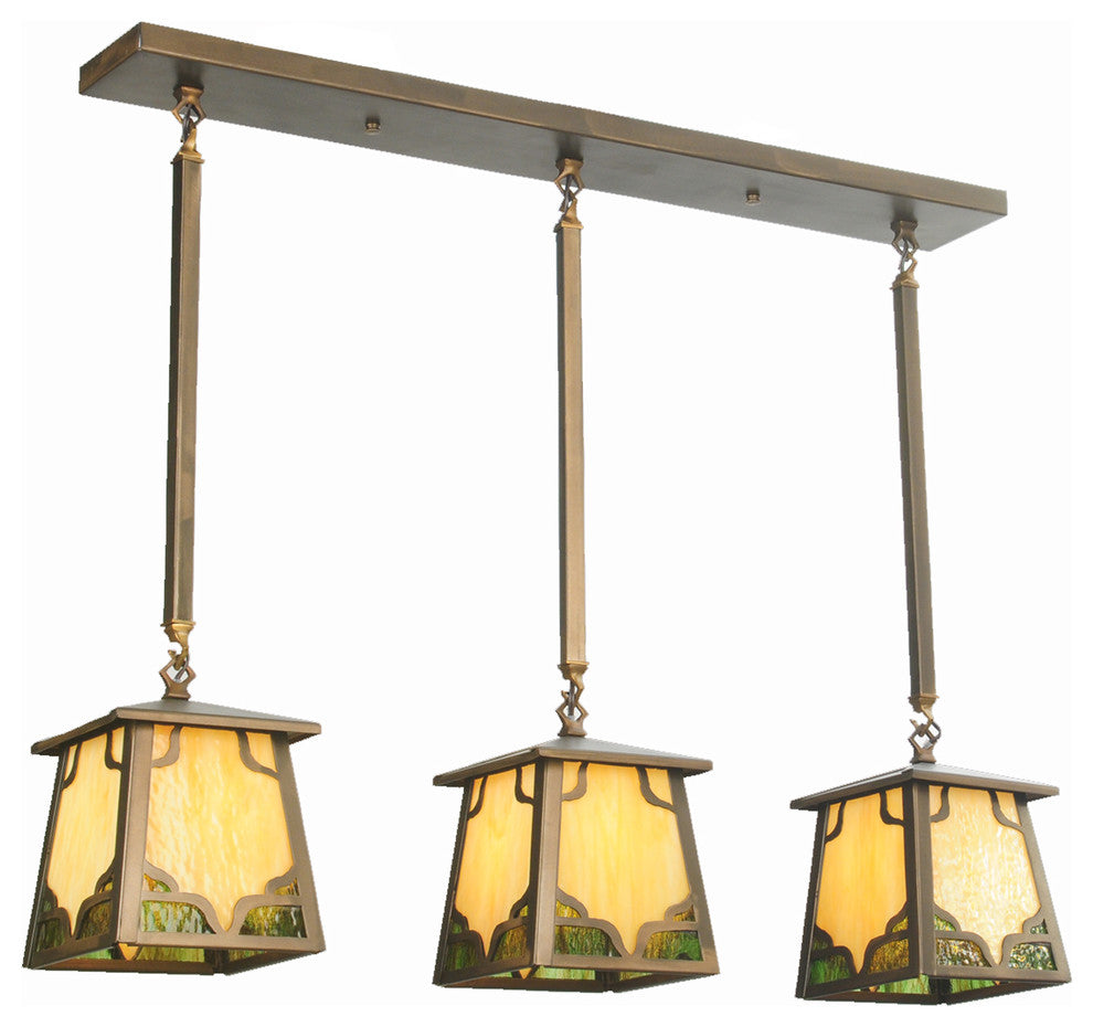 37 Long Kirkpatrick 3 Light Island Pendant