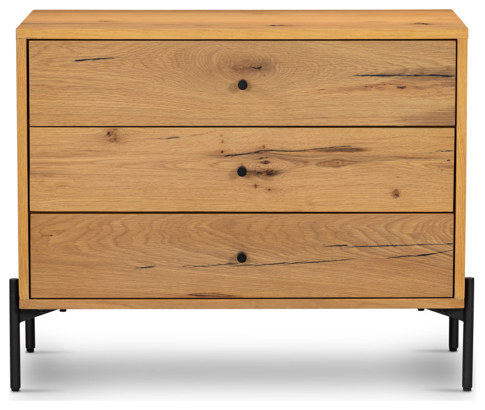 Eaton Large Nightstand-Light Oak Resin