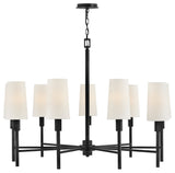 Hinkley Fenwick Large Chandelier, Black