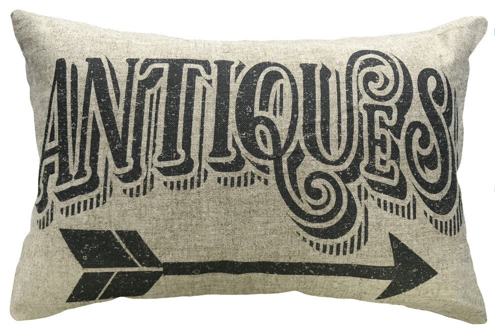Antiques Linen Pillow