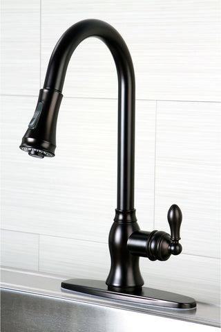 GSY777XACL-P American Classic Single-Handle Pull-Down Sprayer Kitchen Faucet, Oi