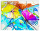 Abstract Spring Flowers Still Life, Extra Large Floral Wall Art, 36x28, 3 Panels
