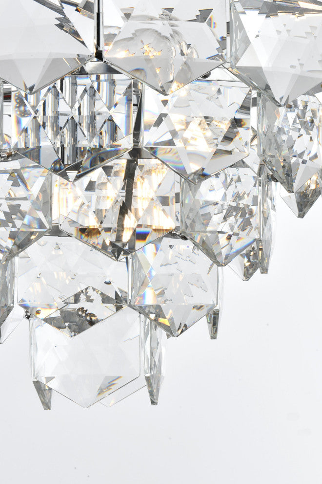 Home Living 20" Chandelier, Chrome