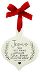 Ornament Doodle, Jesus Ribbon Hang