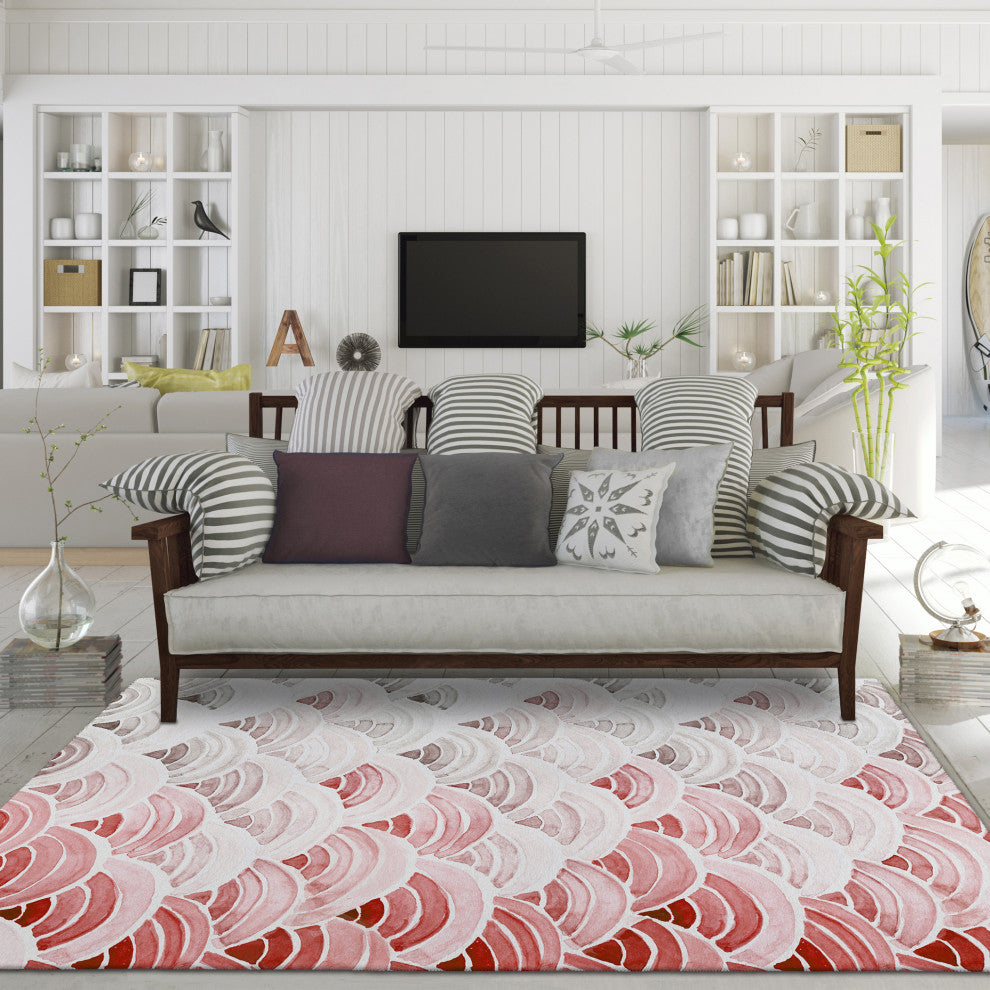 Indoor/Outdoor Seabreeze SZ5 Scarlett Machine Washable 10' x 14' Rug