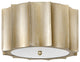 Hinkley Gia Medium Flush Mount, Champagne Gold