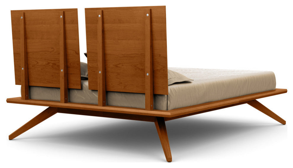 Copeland Astrid Bed With 2 Headboard Panels, Autumn Cherry, Queen