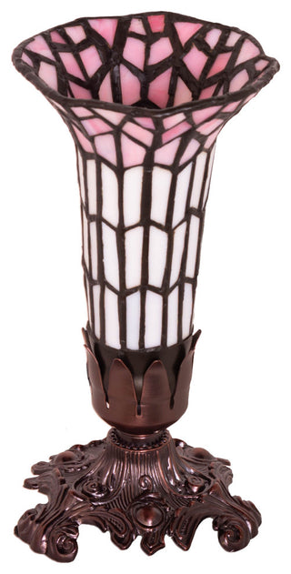 8 High Stained Glass Pond Lily Victorian Mini Lamp