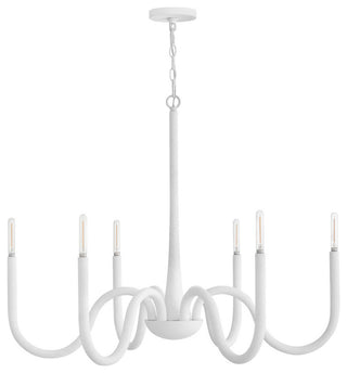 Hinkley Maris Large Chandelier, Textured Plaster
