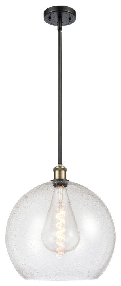 Innovations 516-1S-BAB-G124-14-LED 1-Light Pendant, Black Antique Brass