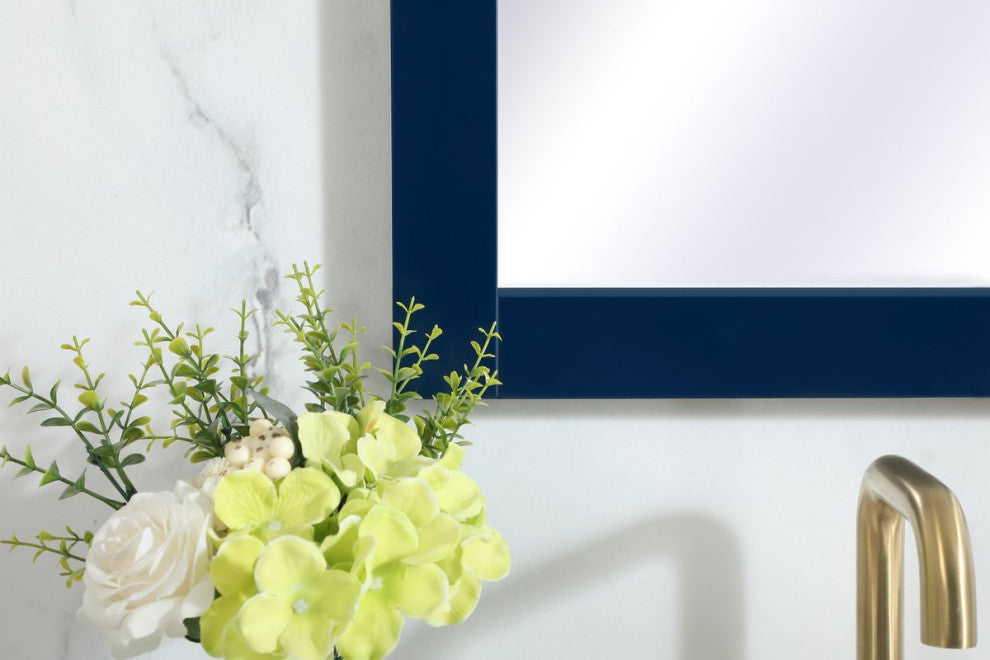Alice Vanity Mirror, 18"x32", Blue