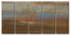 Ready2HangArt 5 Piece Wall Art Set'' Canyon Ranch Sunset'' by Norman Wya, 30"x60"