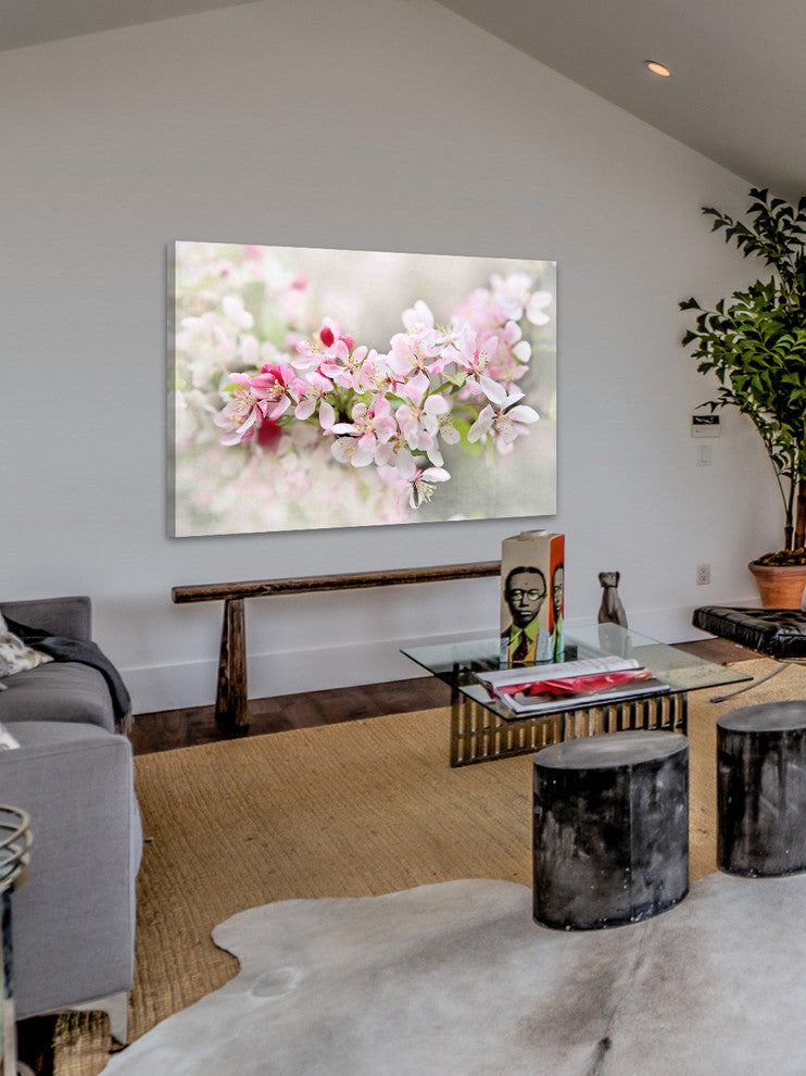 "April Flowers" Print on Canvas by Sylvia Cook