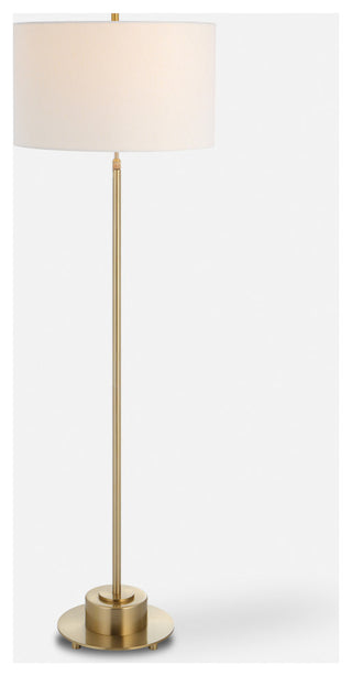 Uttermost Prominence Brass Floor Lamp