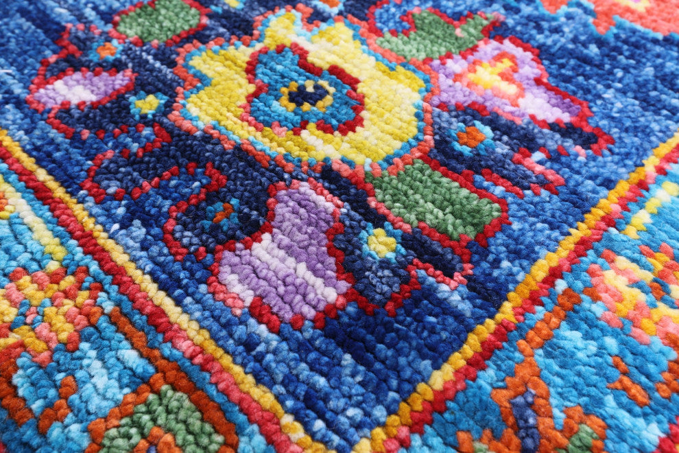 Turkish Oushak Hand-Knotted Wool Rug 8' 2" X 9' 11" - Q14846