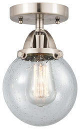 Beacon Semi-Flush Mount, Brushed Satin Nickel, Seedy, Seedy