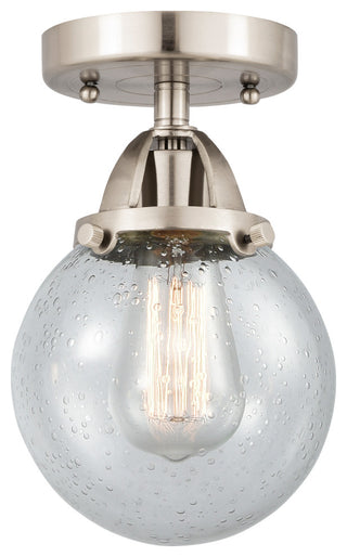Beacon Semi-Flush Mount, Brushed Satin Nickel, Seedy, Seedy