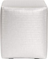 Howard Elliott Luxe Mercury Universal Cube Ottoman
